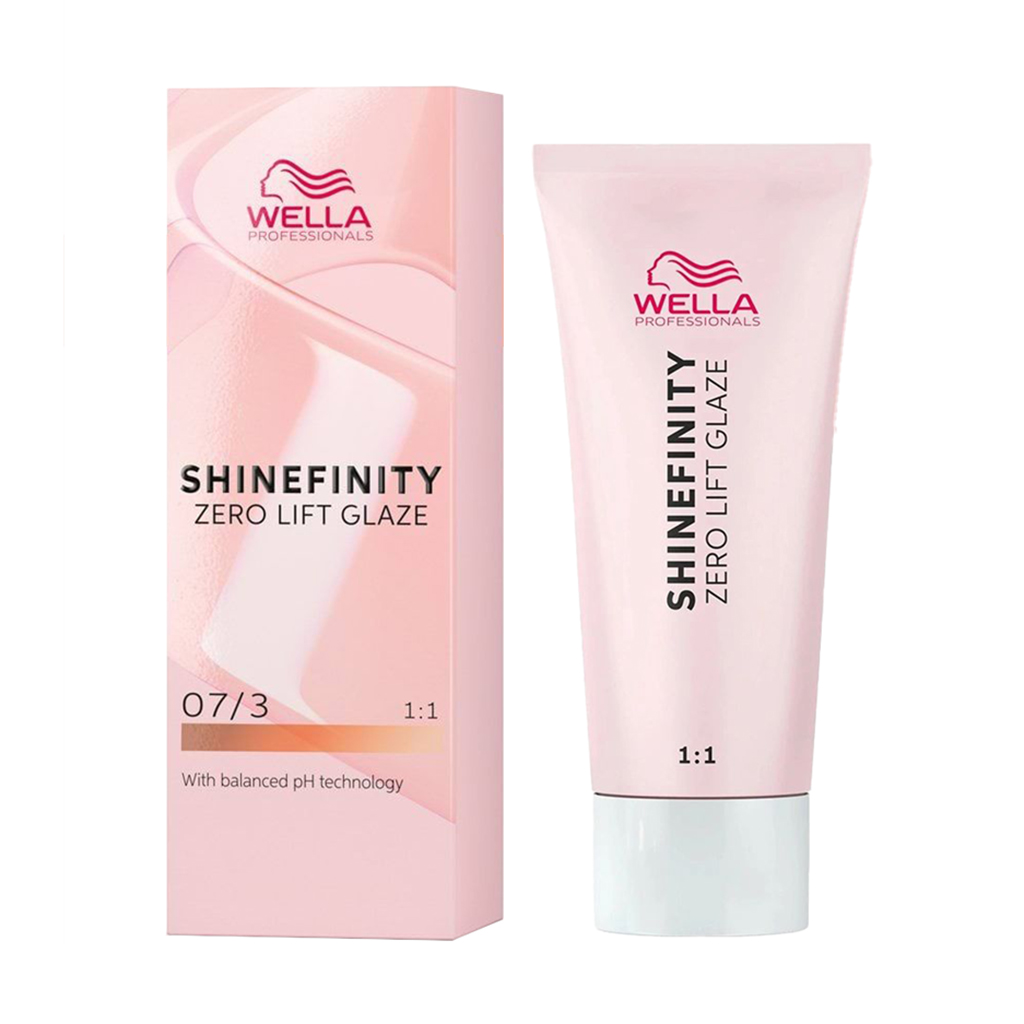 Напівперманентна фарба для волосся Wella Professionals Shinefinity Zero Lift Glaze 07/3 Burnt Honey, 60 мл